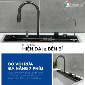 Tiêu chí đánh giá bộ chậu rửa chén đá đa năng BC – C8652X