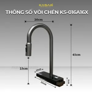 Thông tin chung về vòi chén thác nước KS – 016A16X