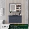 TỦ LAVABO XÁM ĐẬM