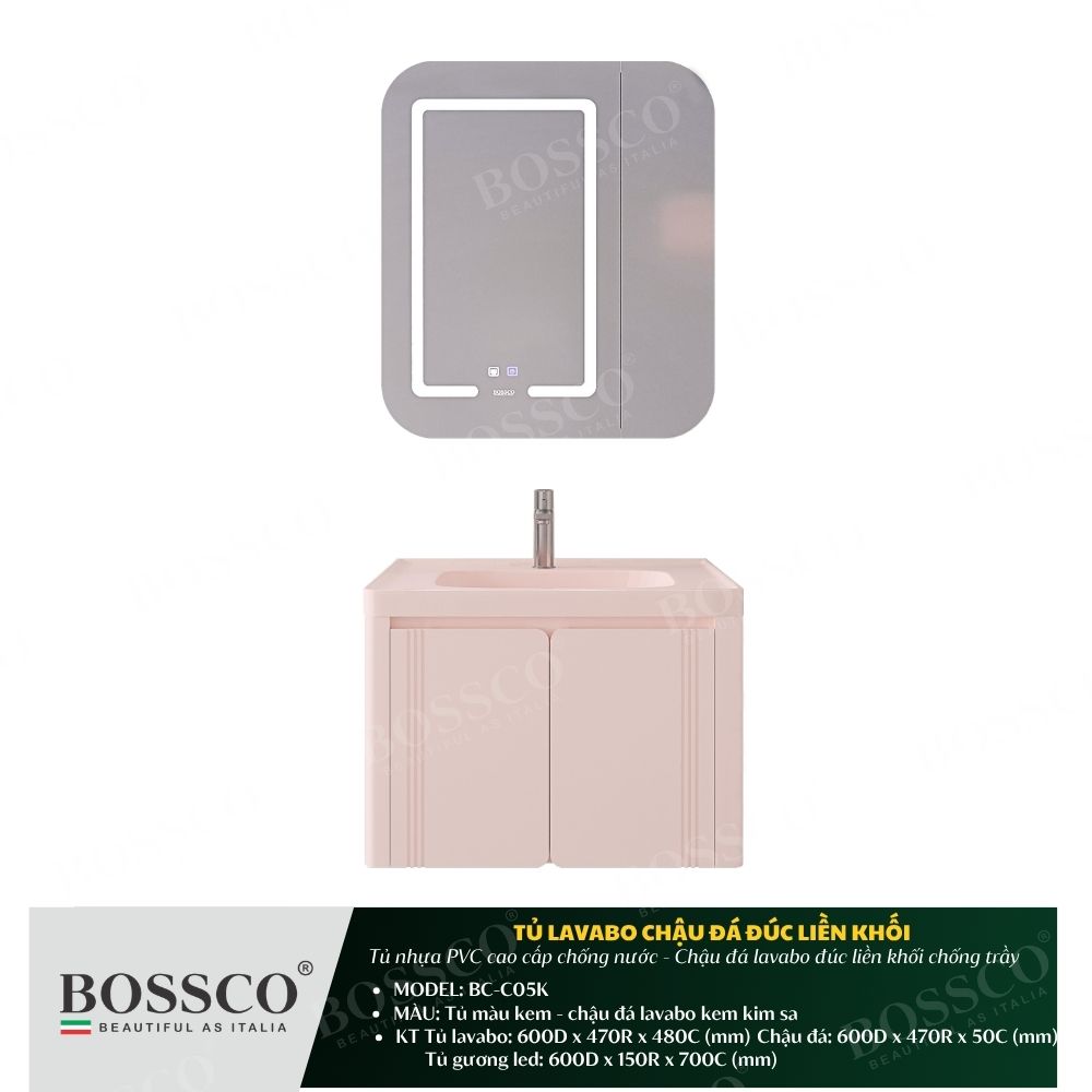 TỦ LAVABO ĐÁ ĐÚC
