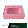 chậu lavabo đá đúc liền khối