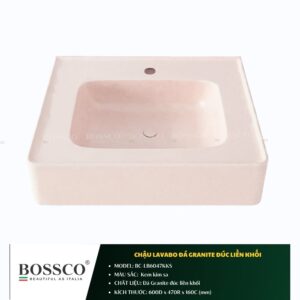 chậu lavabo đá đúc liền khối