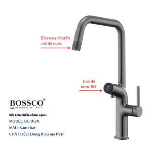 Vòi rửa chén nóng lạnh cao cấp