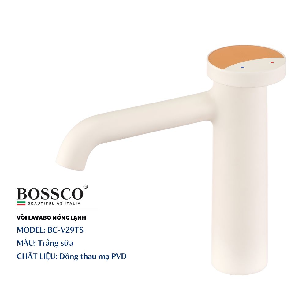 Vòi lavabo nóng lạnh cao cấp